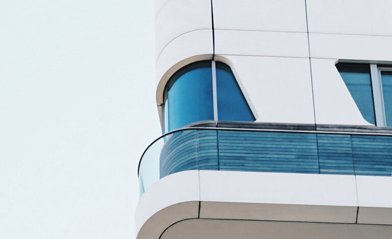 Modern white house
