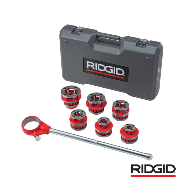 Juego de tarrajas manual 12-R ½"-2" NPT RIDGID (36475)